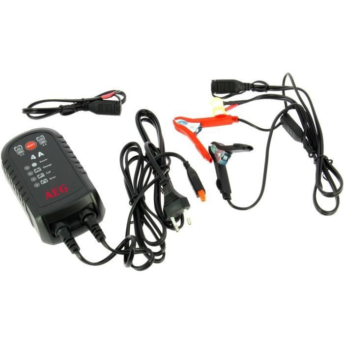Chargeur batterie - AEG - 4000 mA - Jusqu'a 75 Ah - 230V