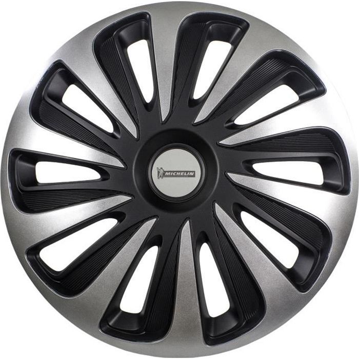MICHELIN Enjoliveur 16 NVS 3D par 4 en boîte Noir