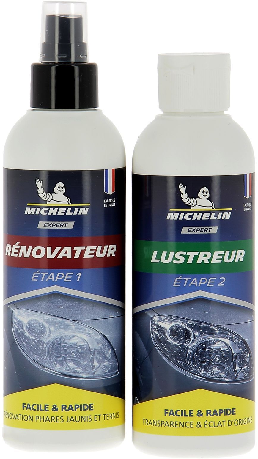 Kit EXPERT rénovation optiques de phares - MICHELIN - spécial contrôle technique - Simple et rapide