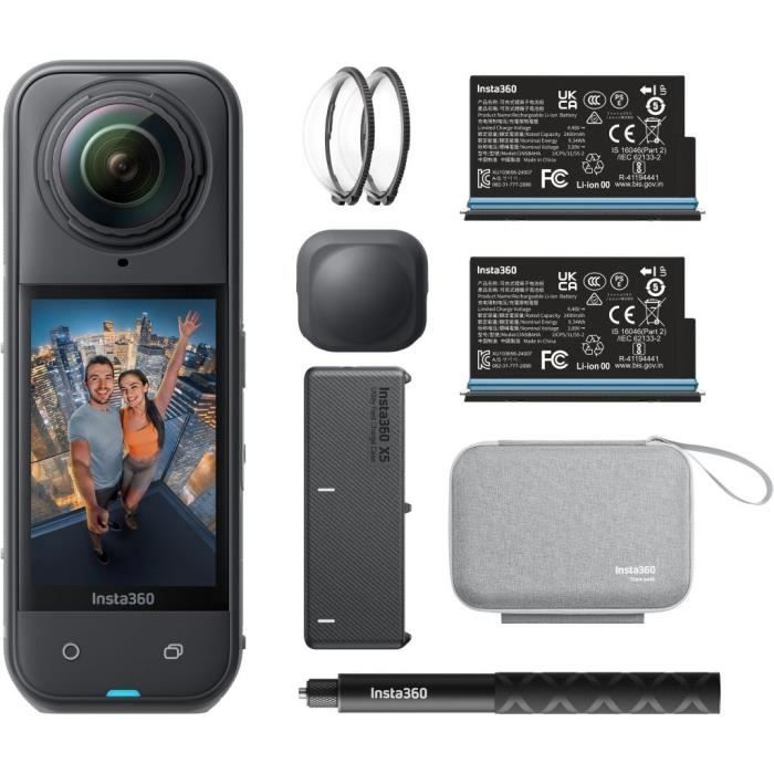 Caméra de sport Insta360 INX5ESB2 Noir