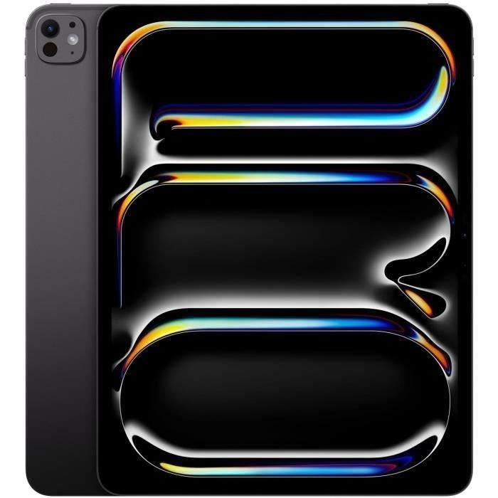 Apple 13-inch iPad Pro M4 Wi-Fi - Tablette - 256 Go - 13" Tandem OLED (2752 x 2064) - avec verre standard - noir spatial