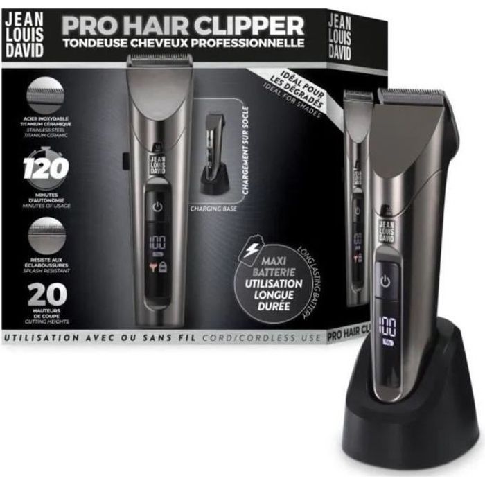 Tondeuse Électrique Jean Louis David PRO HAIR CLIPPER JDL-2102