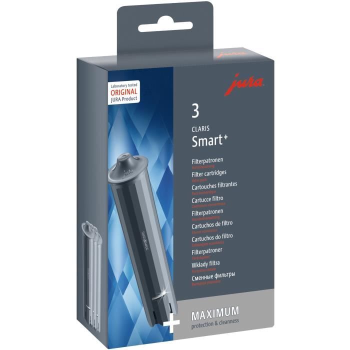 Filtre a eau JURA Cartouche Claris Smart+ 3 pieces