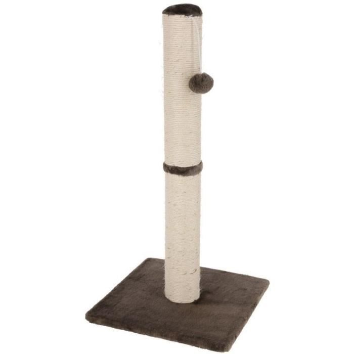 Poteau Griffoir chat - 78cm - KERBL - Gris - Sisal