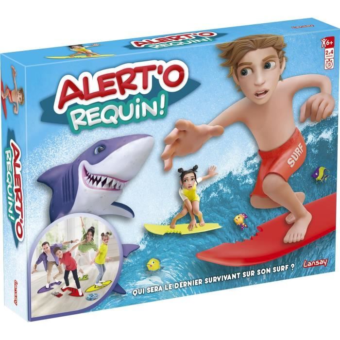 Alert'O Requin !, Jeu de société, Jeu d'ambiance, Des 5 ans, 2 a 4 joueurs, Lansay