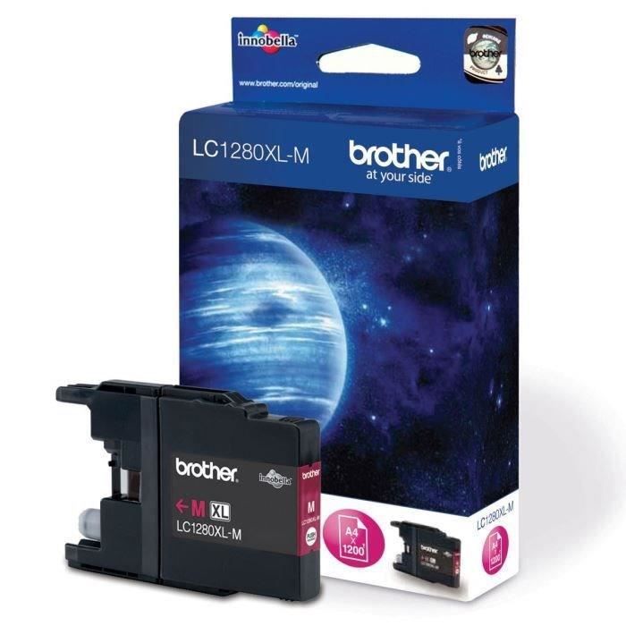 Brother LC1280XLM - Magenta - original - cartouche d'encre - pour Brother MFC-J5910DW, MFC-J6510DW, MFC-J6710DW, MFC-J6910DW