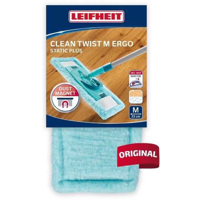 Recharge pour balai Leifheit Clean Twist M Ergo Static Plus 52124 Polyester