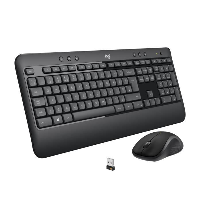 Ensemble clavier + souris sans fil NOIR LOGITECH MK540 Advanced