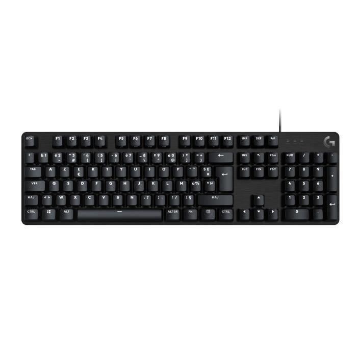 Logitech G413 SE - Clavier - rétro-éclairé - USB - AZERTY - Français - commutateur : Tactile - noir