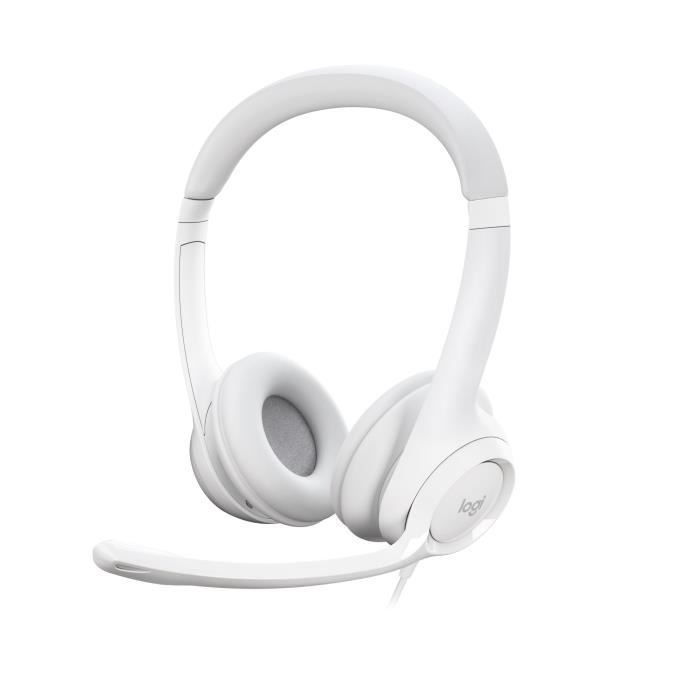Casque Logitech H390 Blanc
