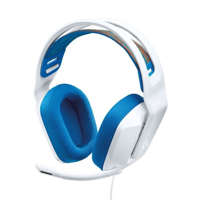 Casques avec Microphone Logitech 981-001018 Blanc