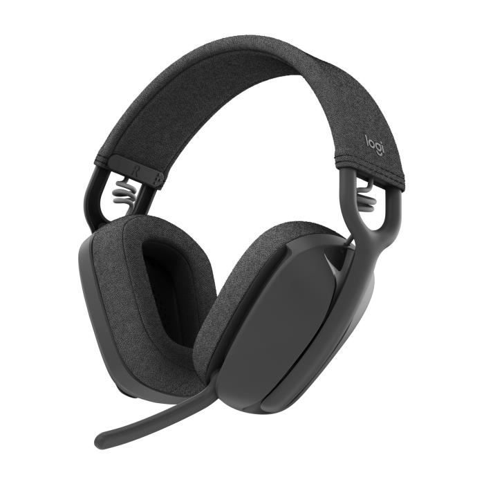 Logitech Zone Vibe 100 - Micro-casque - circum-aural - Bluetooth - sans fil - graphite