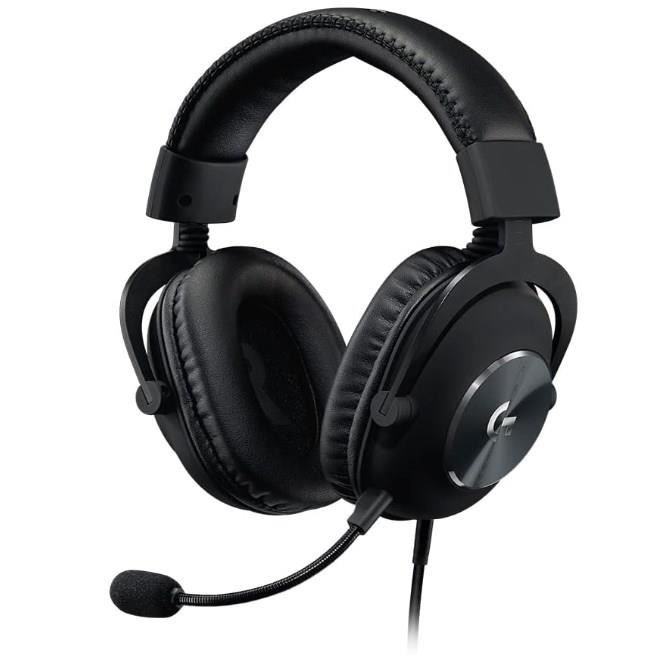 Logitech G Pro X - Micro-casque - circum-aural - filaire - jack 3,5mm - isolation acoustique