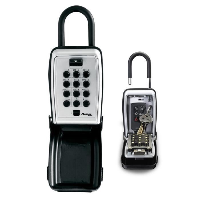 Coffre-fort pour Clés Master Lock 5422EURD Gris Noir/Gris Métal 11,7 x 7,9 x 5 cm (1 Pièce)