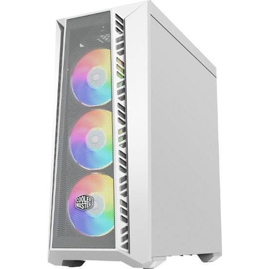 Boitier Moyen Tour E-ATX Cooler Master MasterBox MB520 Mesh RGB avec panneau vitré (Blanc)