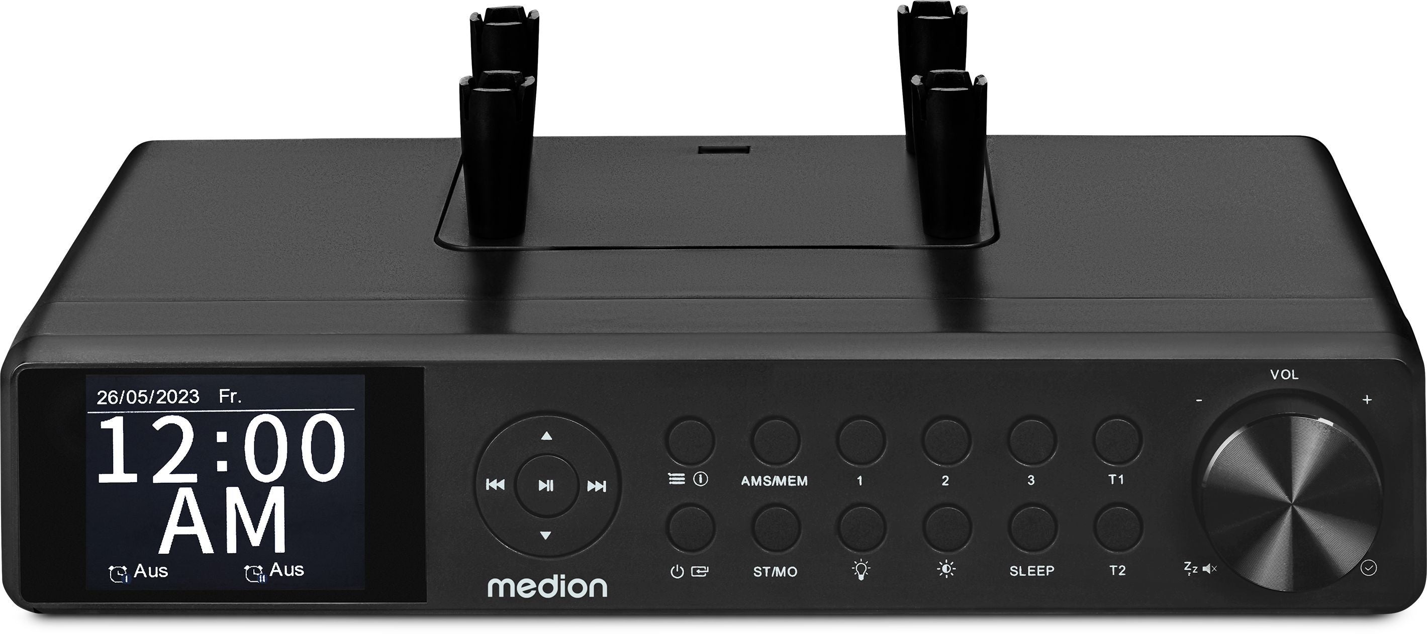 Radio de Cuisine - MEDION - DAB+ - 2x3W RMS - Noir