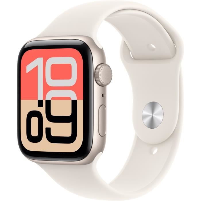 Montre intelligente Apple Apple Watch SE 3 GPS 44mm Blanc 1,78" Ø 44 mm