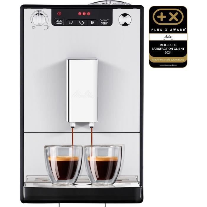 Cafetière superautomatique Melitta Solo Silver E950-103 Argenté 1400 W 1450 W 15 bar 1,2 L 1400 W