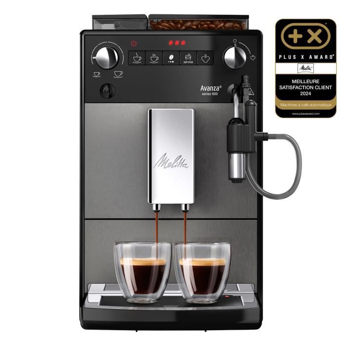 Cafetière superautomatique Melitta Avanza F270-100 Titane 1450 W 15 bar 1,5 L