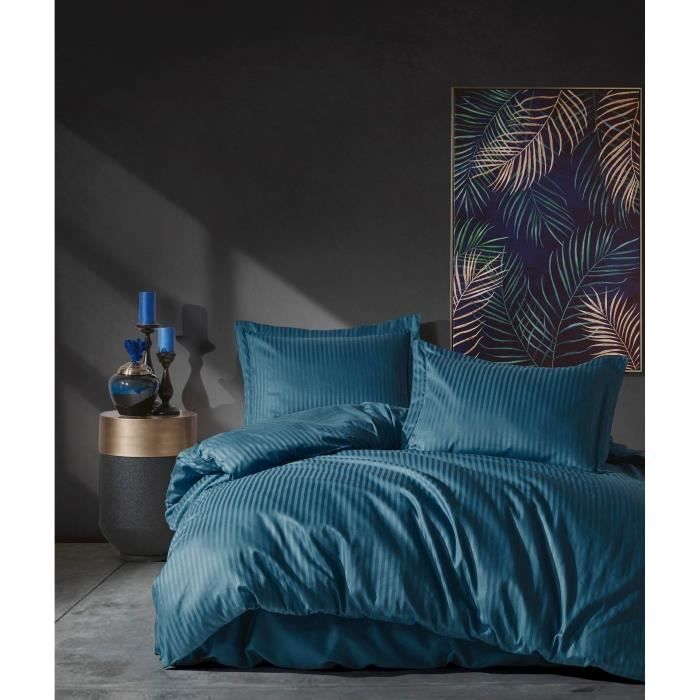 Parure de couette Bleu 220 x 240 cm