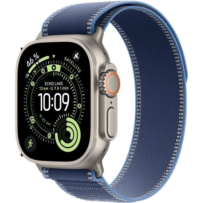 Watch Ultra 3 (titan, 49 mm, Trail Loop blau/hellblau M/L, Titangehuse, Cellular)