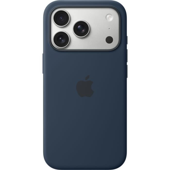 Apple - Coque de protection pour téléphone portable - compatibilité avec MagSafe - silicone - noir minuit - pour iPhone 17 Pro