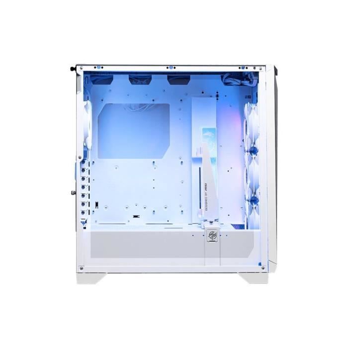 Boîtier ATX semi-tour MSI 306-7G21W21-W57 Blanc