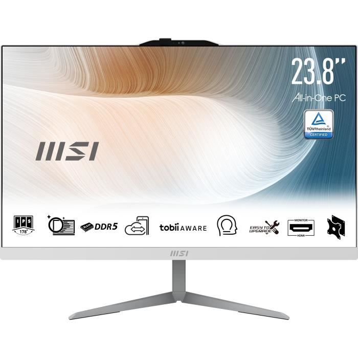 Tout en Un MSI 12M-2023XFR 24" Intel Core 5 120U 16 GB RAM 500 GB