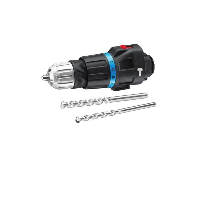 Tete de perceuse a percussion Multievo BLACK+DECKER - MTHD5-XJ - 11 positions - avec 2 forets