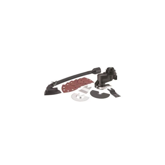Tete d'outil oscillatoire Multievo BLACK+DECKER - MTOS4-XJ - avec 11 accessoires