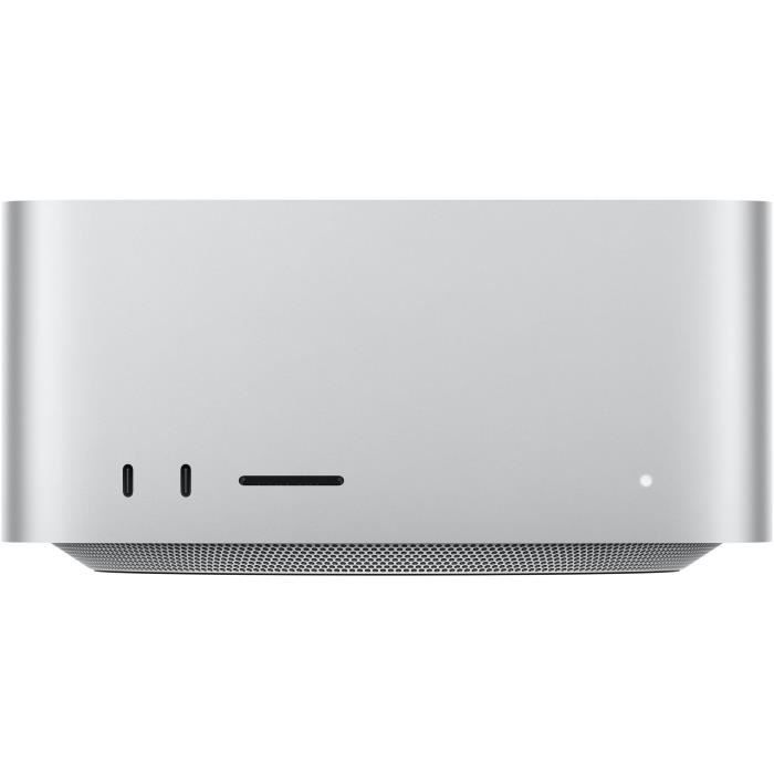 Apple Mac Studio - USFF M4 Max - RAM 36 Go - SSD 512 Go - Apple M4 Max 32-core - Gigabit Ethernet, 10 Gigabit Ethernet, 5 Gigabit Ethernet, 2.5 Gigabit Ethernet, IEEE 802.11ax (Wi-Fi 6E), Bluetooth 5.3 - macOS Sequoia 15.0 - moniteur : aucun - argent