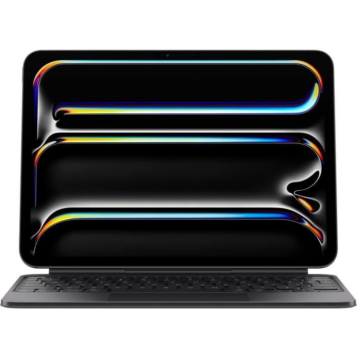 Apple Magic Keyboard - Clavier et étui - avec trackpad - rétroéclairé - Apple Smart connector - AZERTY - Français - noir - pour 11-inch iPad Pro M4 Wi-Fi, M4 Wi-Fi + Cellular