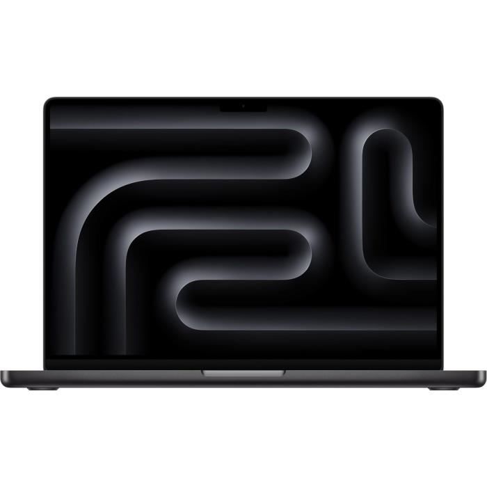Apple MacBook Pro - M4 Pro - Apple M4 Pro 16-core - 24 Go RAM - 512 Go SSD - 14.2" 3024 x 1964 @ 120 Hz - Wi-Fi 6E, Bluetooth - noir spatial - clavier : Français