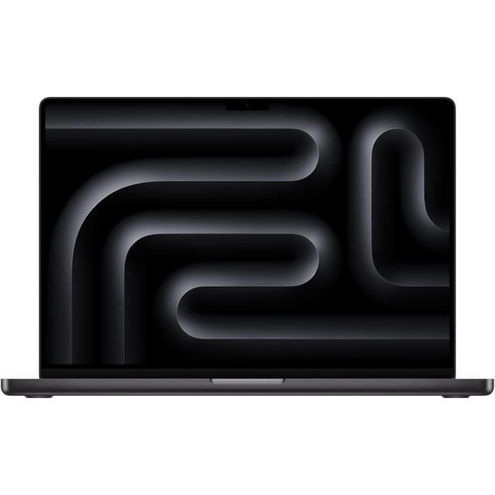 Apple MacBook Pro - M4 Pro - Apple M4 Pro 20-core - 24 Go RAM - 512 Go SSD - 16.2" 3456 x 2234 @ 120 Hz - Wi-Fi 6E, Bluetooth - noir spatial - clavier : Français