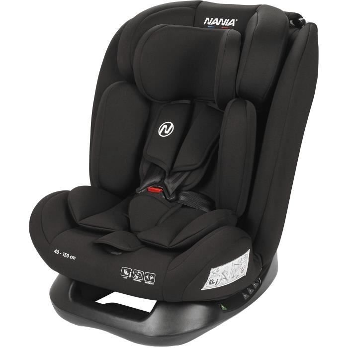 Siege auto - NANIA - Prato - enfants de 40-150 cm (0-12 ans) - Groupe 0/1/2/3 - I-size - Évolutif - Inclinable - Avec réducteurs