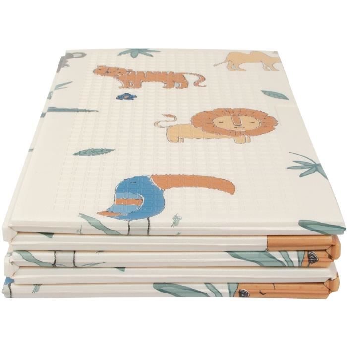 Tapis d'Éveil Réversible - NUBY - 200 x 150 x 1 cm - Safari