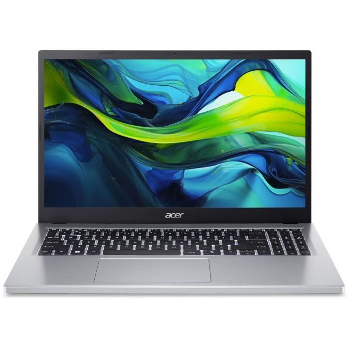 PC Portable ACER Aspire AG15-32P-33L3 - Windows 11 - 15,6'' FHD -Intel Core 3 N355 -Intel UHD Graphics -RAM 8Go -512Go SSD -AZERTY