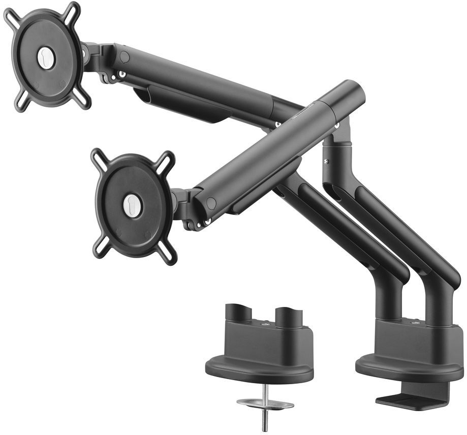 Support moniteur Dynamic - ONE FOR ALL - Vesa 100 - Double Bras - 13 et 32'' - 8kgs max - Hauteur réglable - Noir