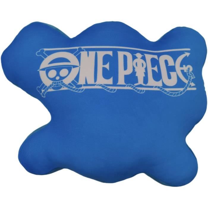 Coussin One Piece Jaune Noir Polyester Imprimé