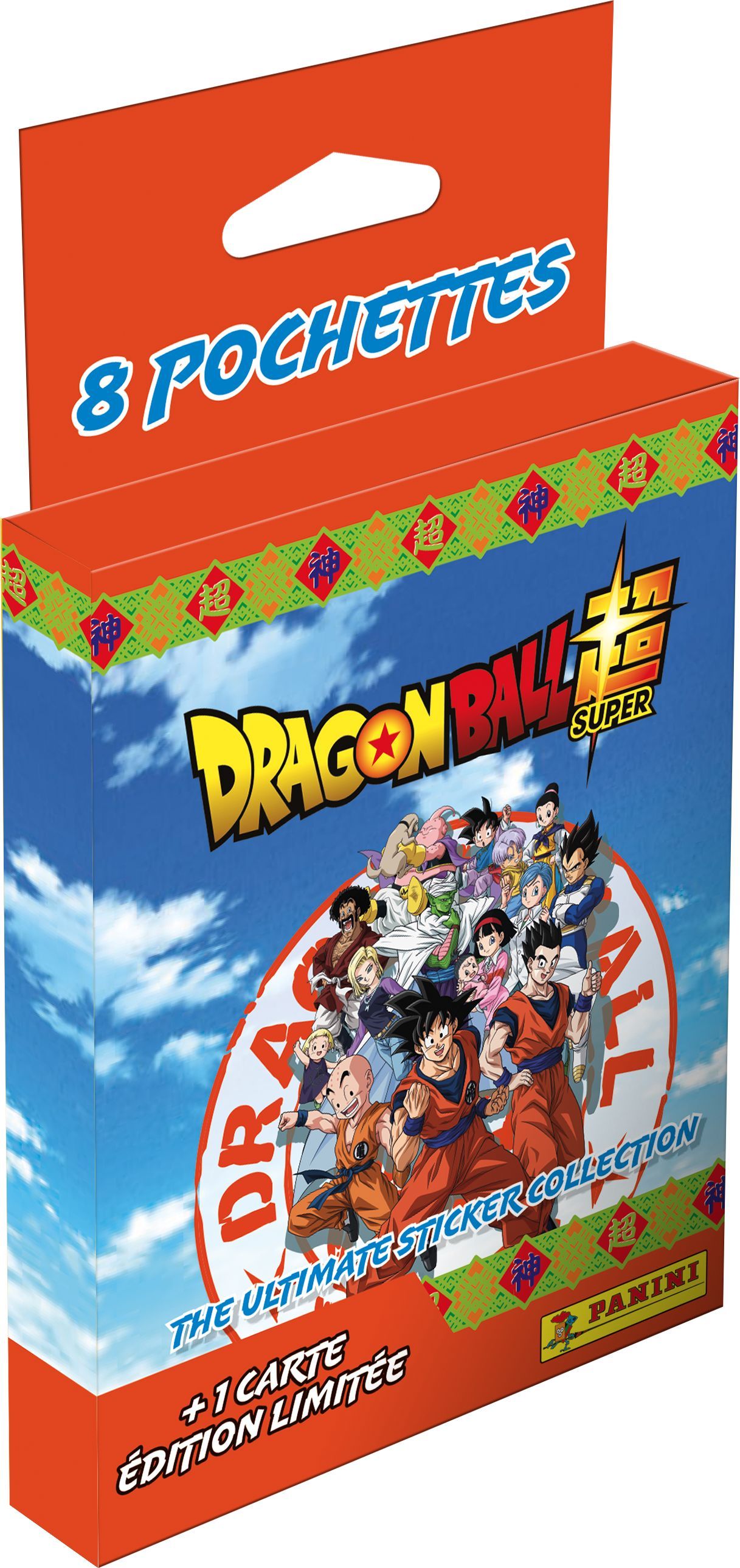 Blister - PANINI - DRAGON BALL SUPER - The ultimate collection - 8 pochettes - 40 stickers