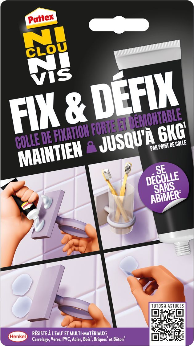 Colle Pattex Fix & Défix 44 g