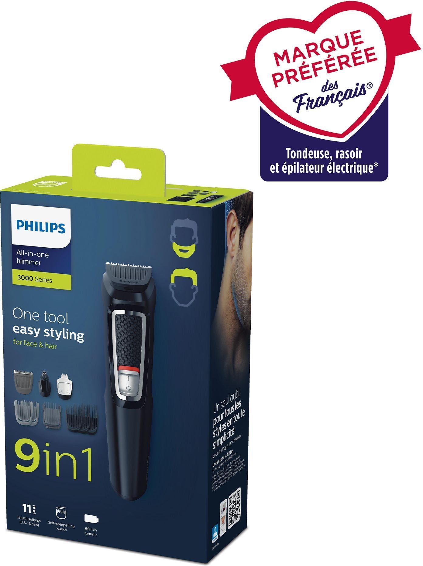 rasoir Électrique Rechargeable Philips 3000 Series