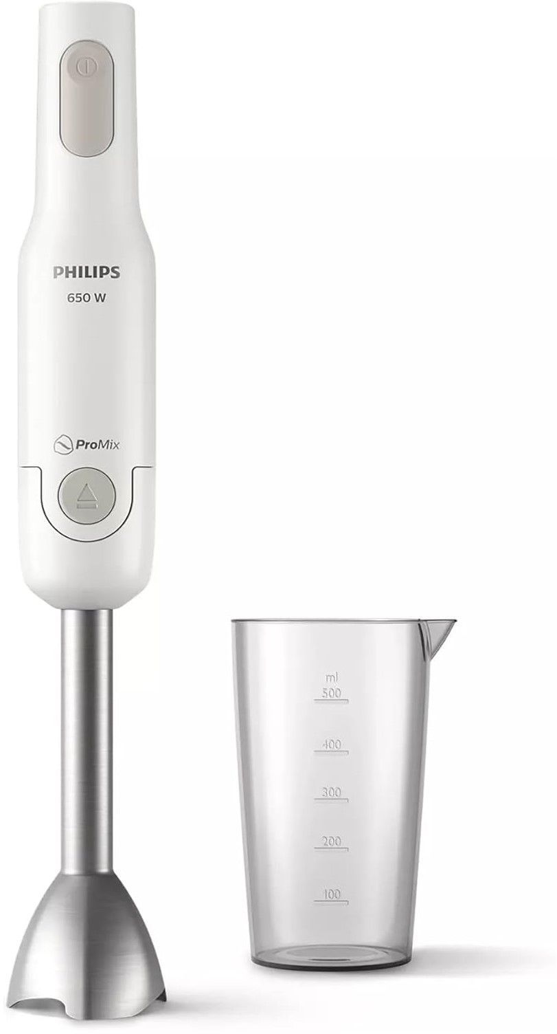 Mixeur plongeant - PHILIPS - HR2534/00? - ProMix Daily Série 3000 - 650W - Blanc