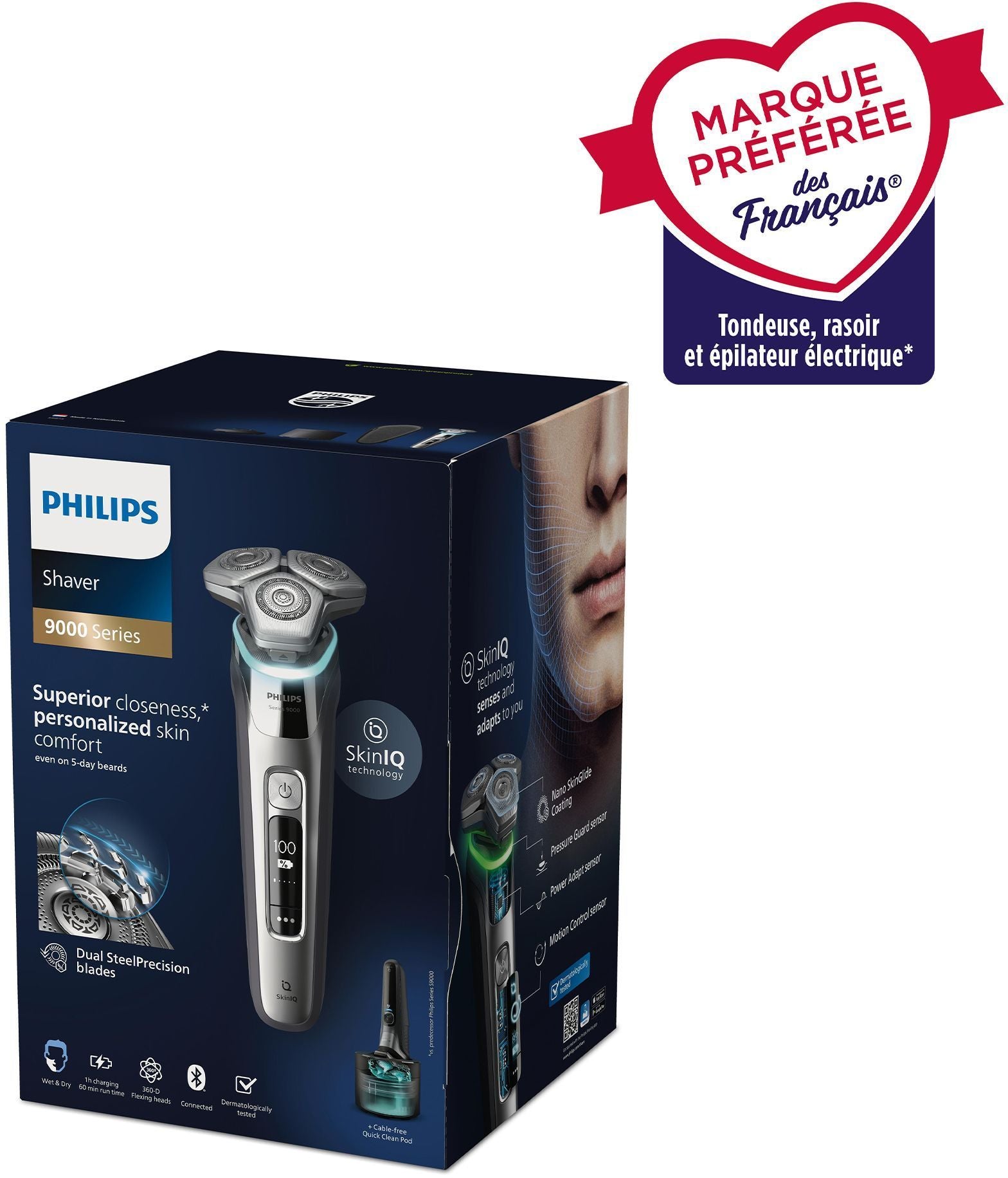 Rasoir électrique - PHILIPS - S9975/55 - Serie 9000