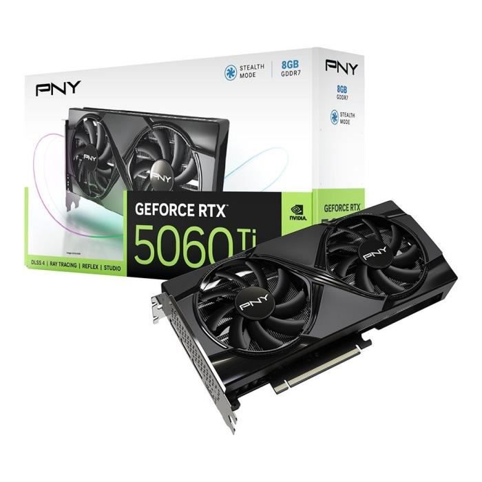 Carte Graphique PNY geforce rtx 5060 ti 8 GB GDDR7