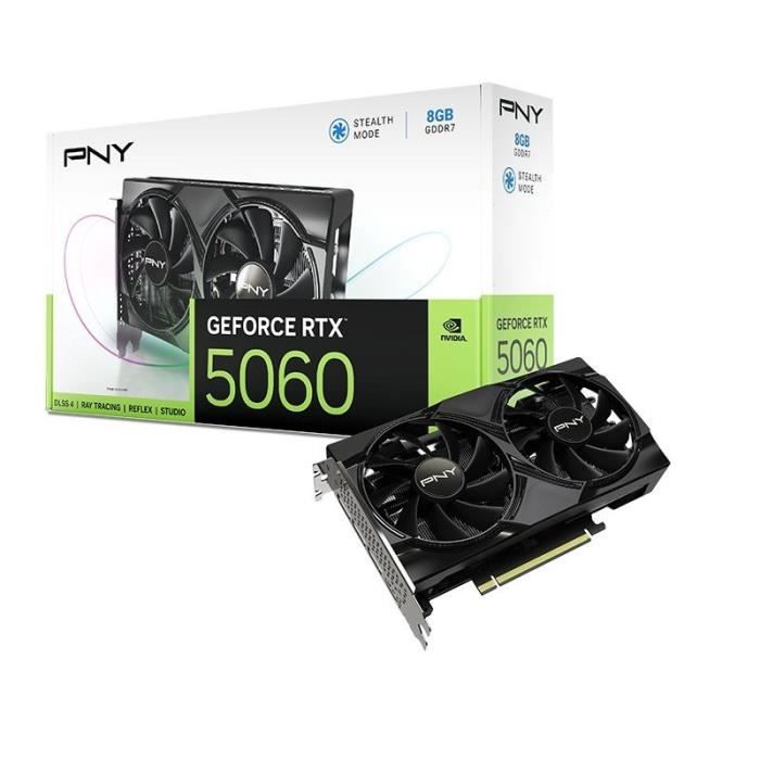 Carte Graphique PNY GeForce RTX 5060 Dual Fan