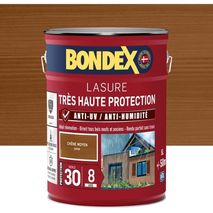 Peinture d'Apprêt Bondex Marron Satiné 5 L