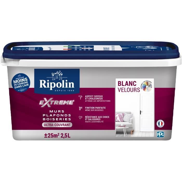 Peinture d'Apprêt Ripolin Blanc 2,5 L Mat