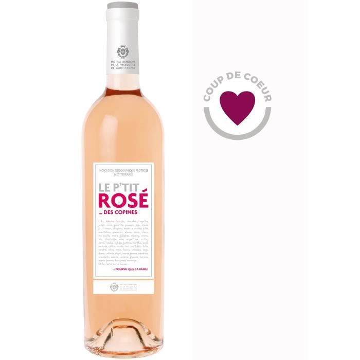 Le P'tit Rosé des Copines - Méditerranée - Vin rosé