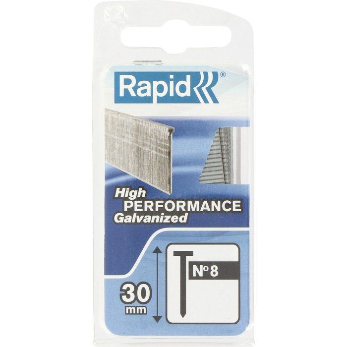 RAPID Pointes galvanisées - Fil fin - N°8/30 mm
